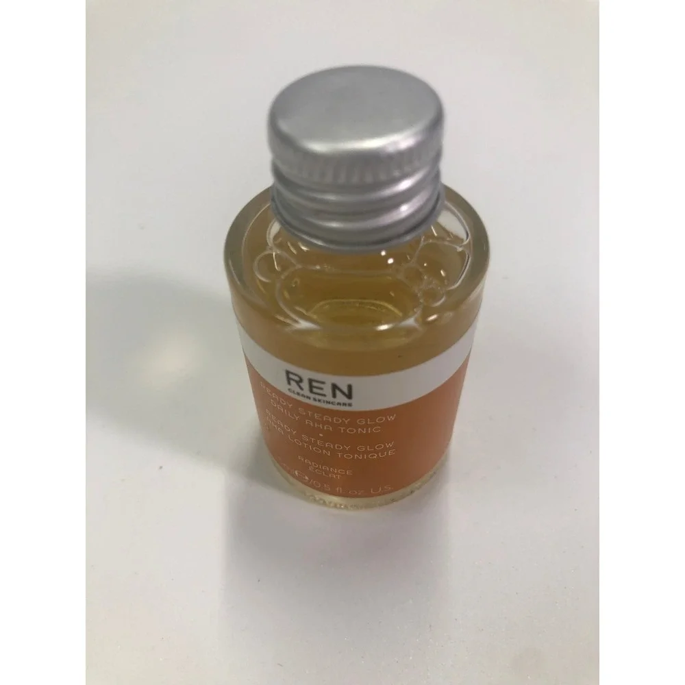 REN Clean Skincare Ready Steady Glow Daily AHA Tonic 15ml Travel Size Toner